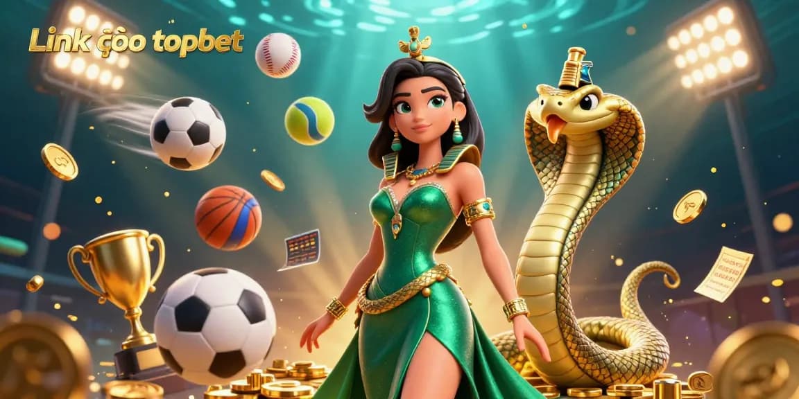 Engage with Link vào topbet in a vibrant 3D casino scene featuring stunning characters and dynamic game elements.