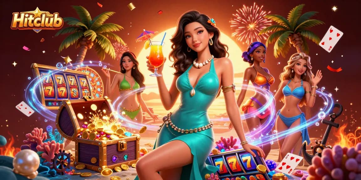 Experience thrilling gameplay at Hitclub with stunning visuals of a glamorous casino scene.