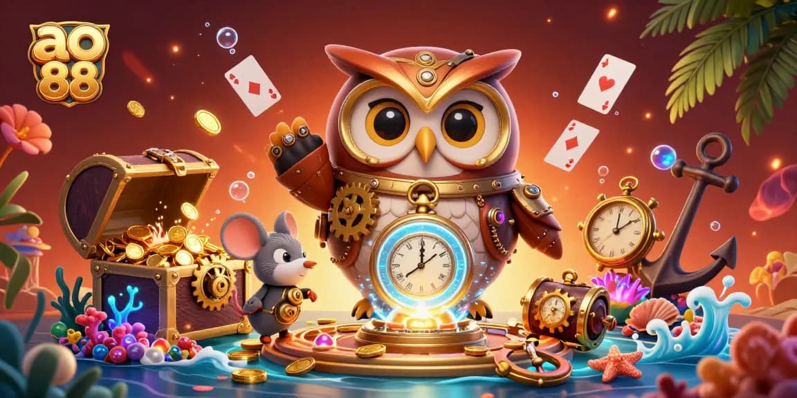 Spin to win with ao 88 among vibrant casino treasures and lively characters for thrilling gameplay.