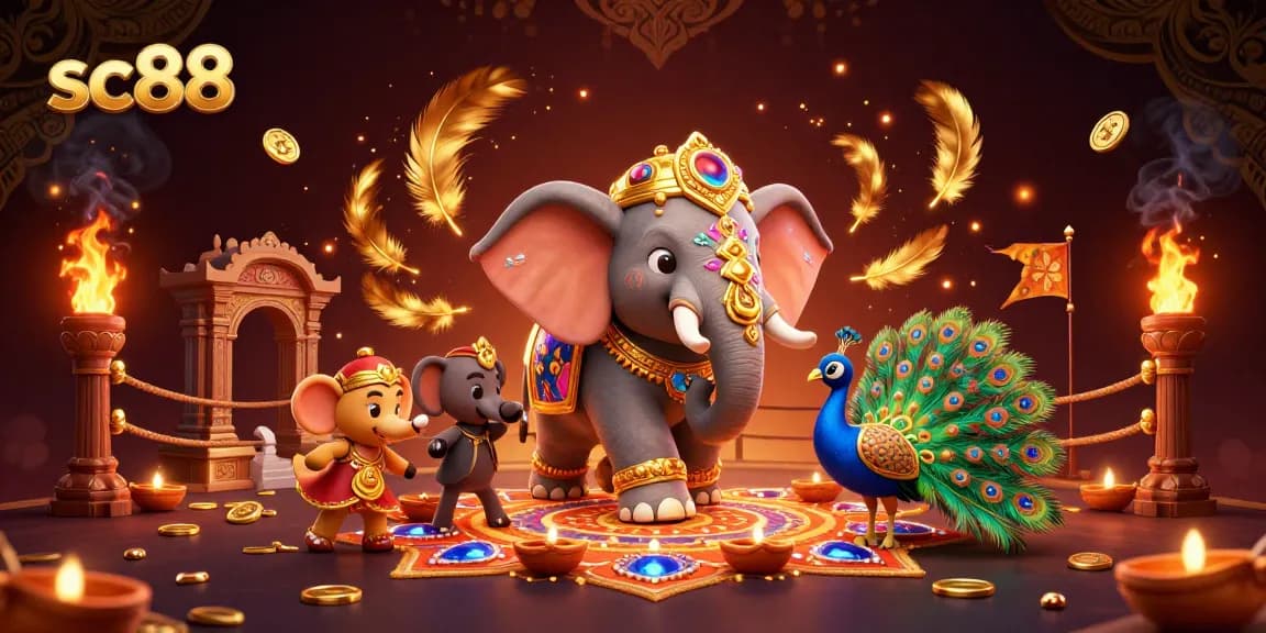 Experience thrilling gameplay at sc88 with colorful casino elements and a festive atmosphere.