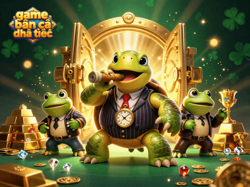 Experience thrilling game bắn cá đổi thưởng action with vibrant underwater visuals and engaging characters.