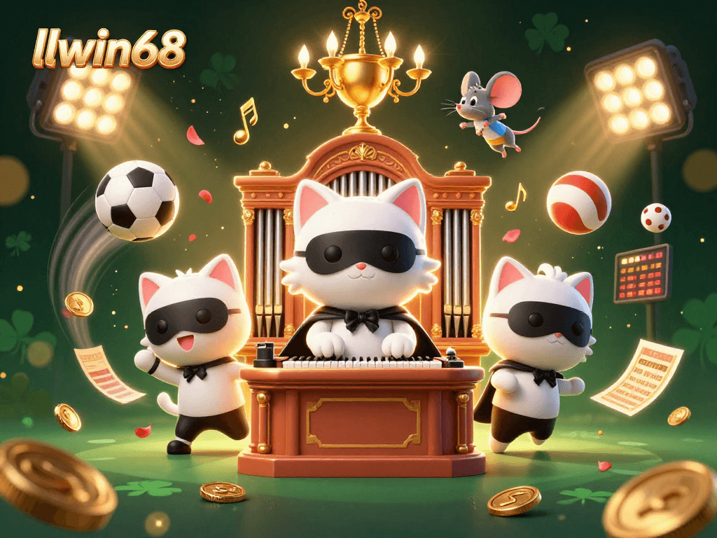 Engage in thrilling betting with llwin68’s vibrant casino scene, featuring an enchanting 3D illustration.