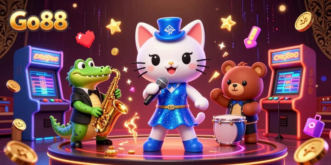 Play interactive games at Go88 with joyful characters performing live in an exciting casino atmosphere.