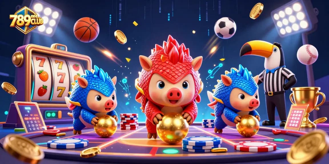 Experience thrilling gameplay at 789CLUB with dynamic online casino action featuring rival pangolins.