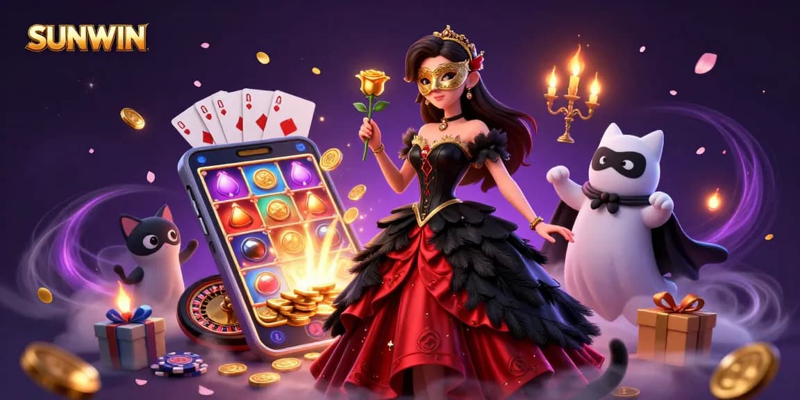 SUNWIN showcases an exciting gambling experience with thrilling game elements and a captivating character ensemble.
