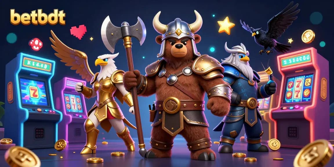 Experience thrilling gaming at betbdt with Viking and Valkyrie in an electrifying casino realm.