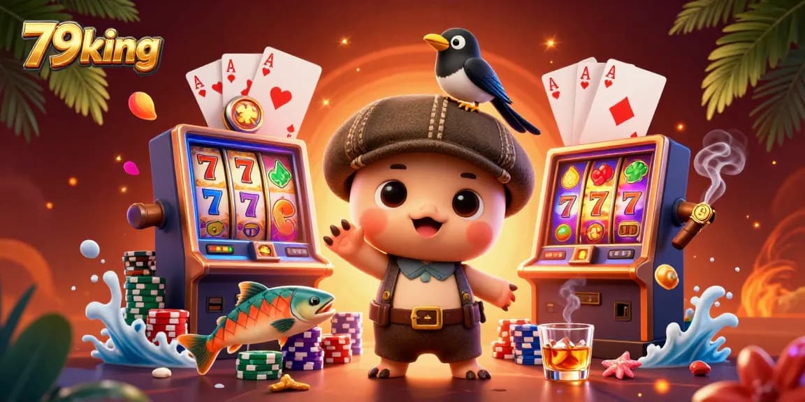 Engage with thrilling slots at 79king, featuring playful characters and vibrant game elements.