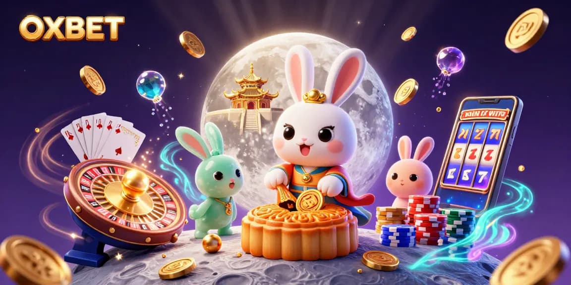 Join the excitement at OXBET with a vibrant 3D illustration featuring enchanting casino elements.