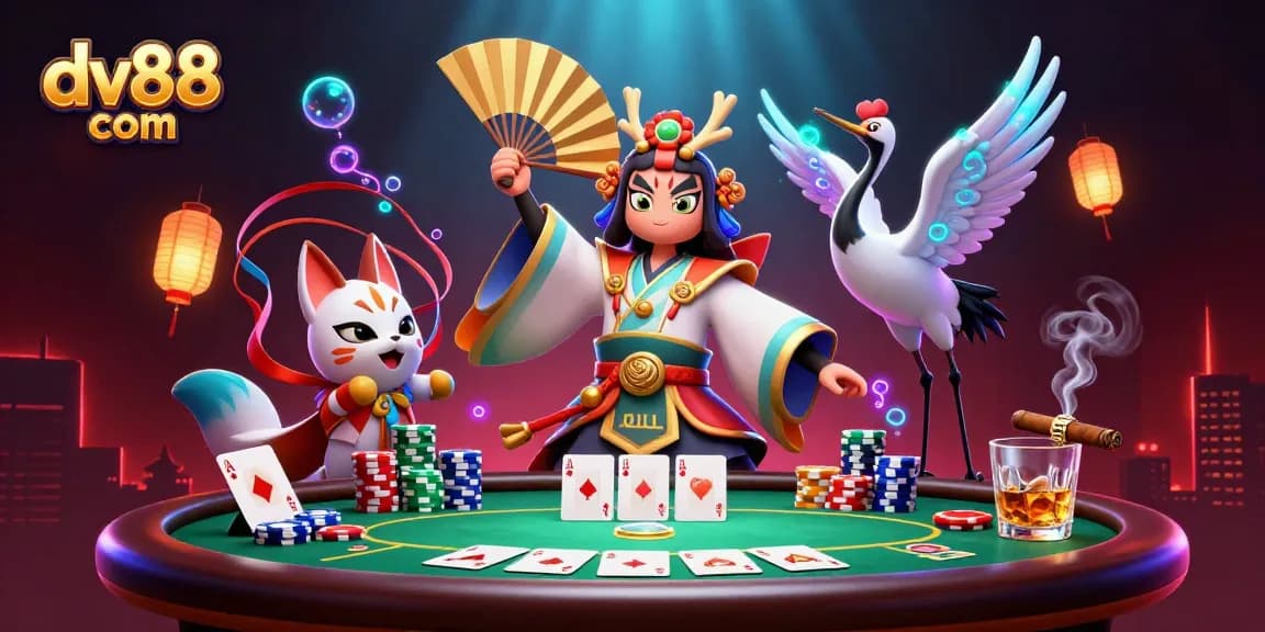 Experience thrilling gameplay at dv88 com with dynamic poker action and colorful characters.