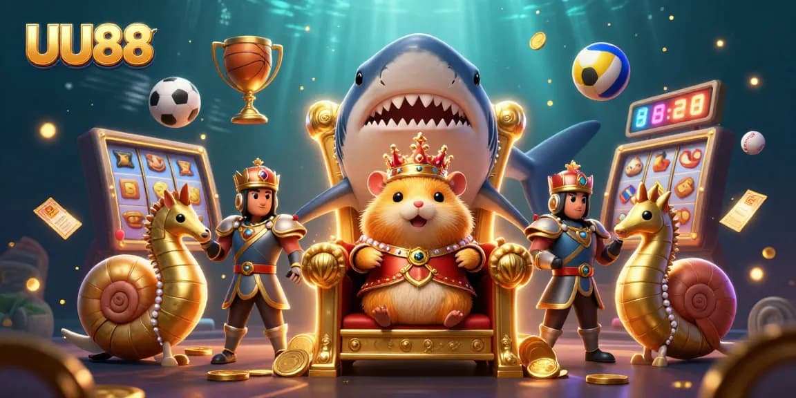UU88 engages players in a stunning underwater casino world with vibrant gaming elements.