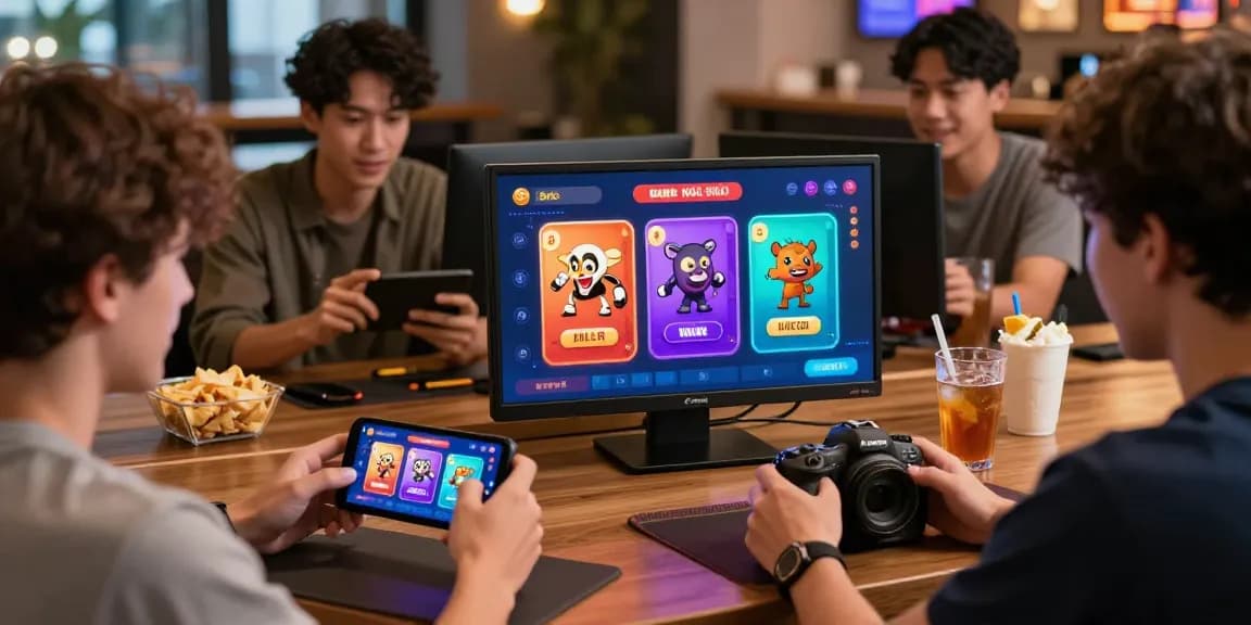 Xocdia 88 online gaming experience with friends in modern bar setting, showcasing popular games.