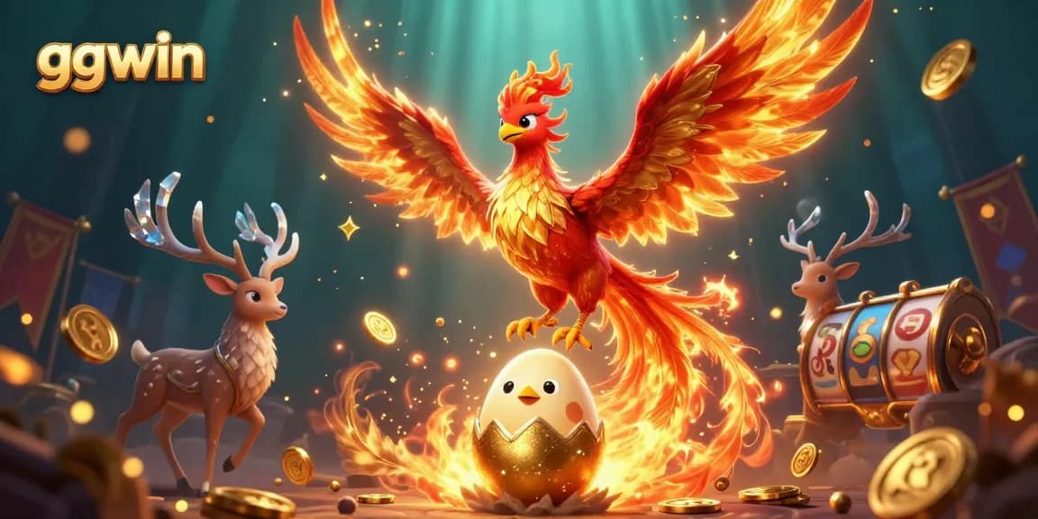 Experience thrilling gaming with ggwin brand elements and captivating characters in vibrant casino scene.