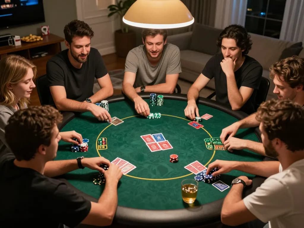Dacsandatphanrang fosters excitement during social poker night with friends, enhancing game strategy.