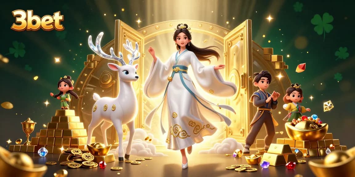 Experience thrilling victories at 3bet with stacked treasure and vibrant energy in a vibrant casino scene.