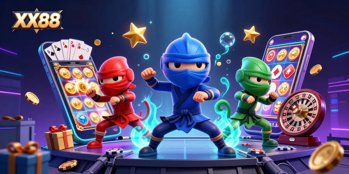 Experience thrilling gaming action with XX88's vibrant slot games and exclusive offers.