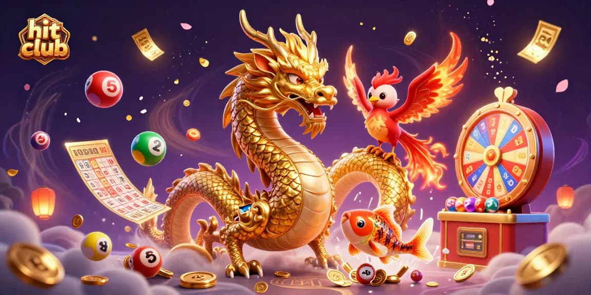 Play exciting games at hit club while winning big with vibrant lottery elements and engaging characters.