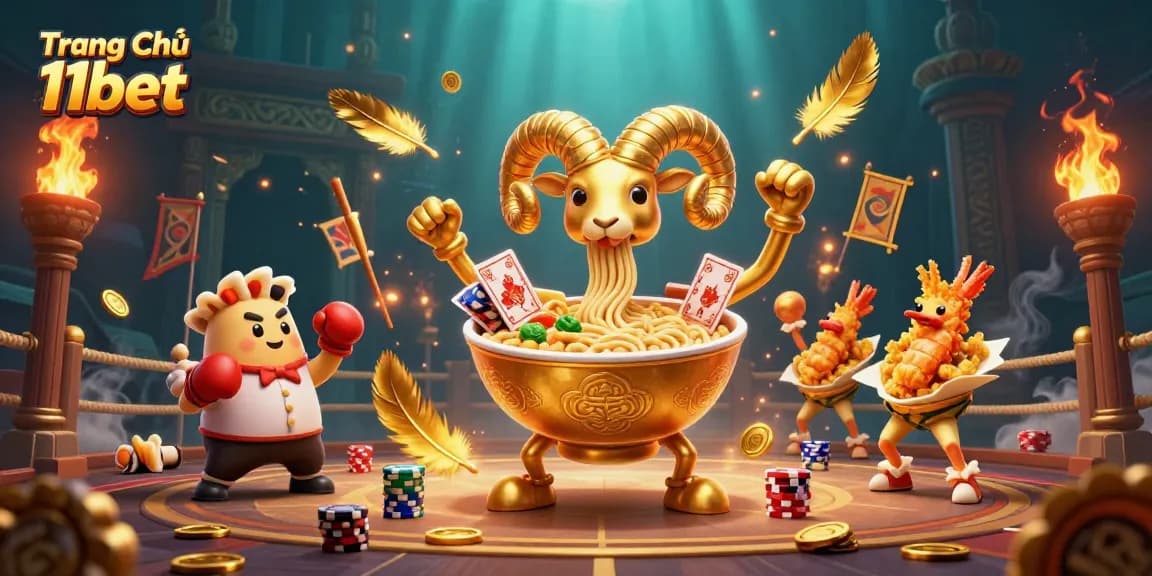 Experience thrilling gameplay at Trang Chủ 11bet with dynamic casino characters and festive atmosphere.