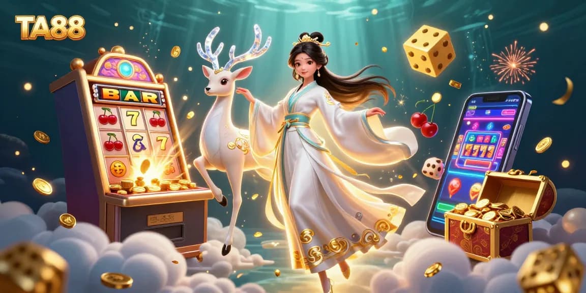 Experience winning moments at TA88 with a vibrant casino scene bursting with excitement and rewards.
