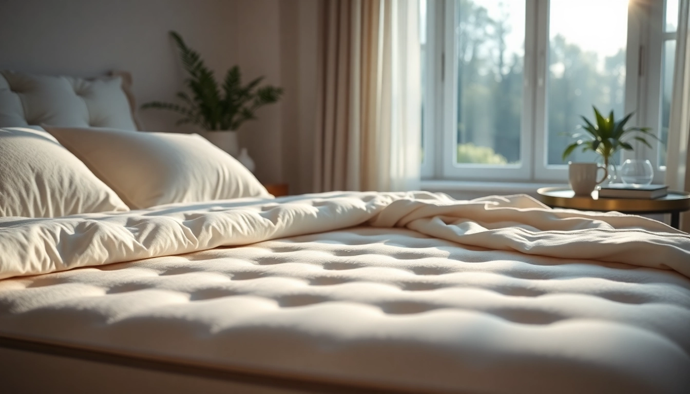 Experience the comfort of a king mattress in a beautifully styled bedroom setting.