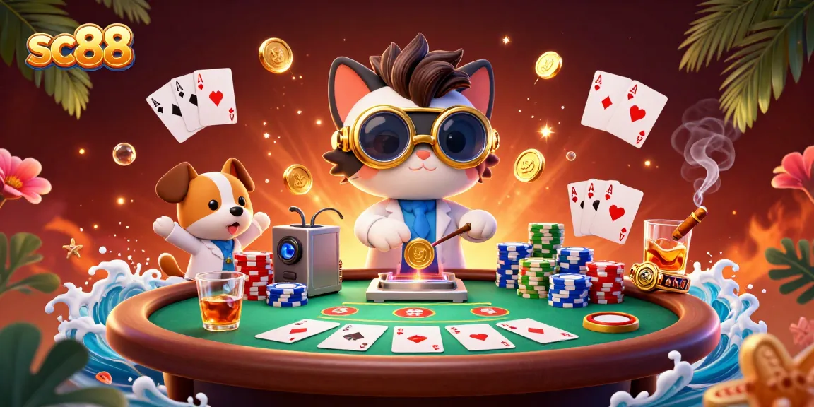 Experience thrilling gameplay at SC88 with an engaging poker scene showcasing charm and excitement.
