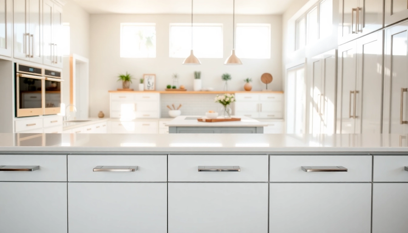 Refreshing cabinet refacing Clearwater FL showcasing modern kitchen transformation with bright colors.