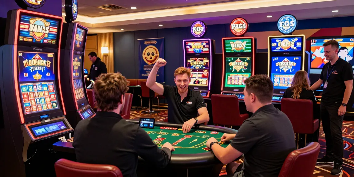 A dynamic scene at a credit card casino showcasing players at engaging tables and exciting games, reflecting https://ukspace2017.co.uk/ in 2026.