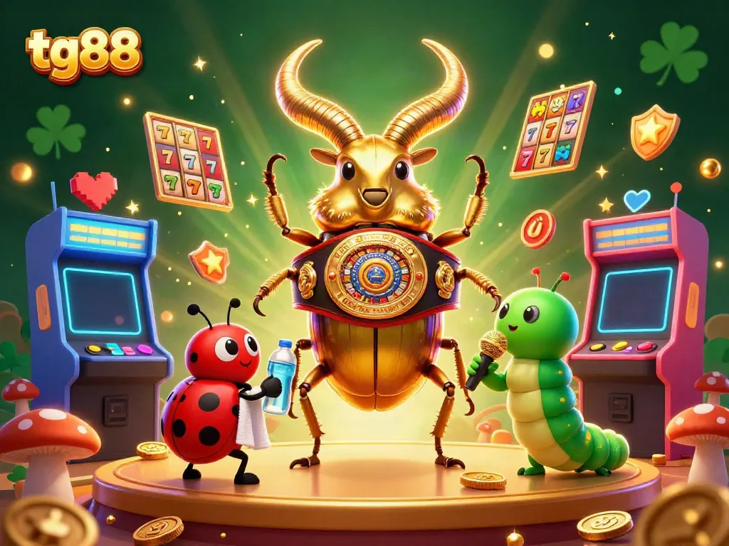 Experience the thrill of TG88 casino with vivid characters and exciting game elements.