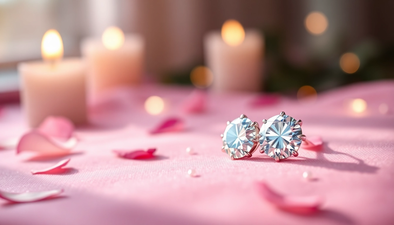 Shop Valentine’s Day diamond earrings UK that feature intricate design and brilliant sparkle.