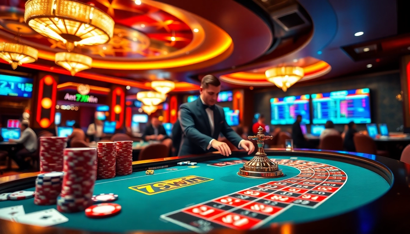 Experience high-stakes betting at 79win's luxurious casino games.