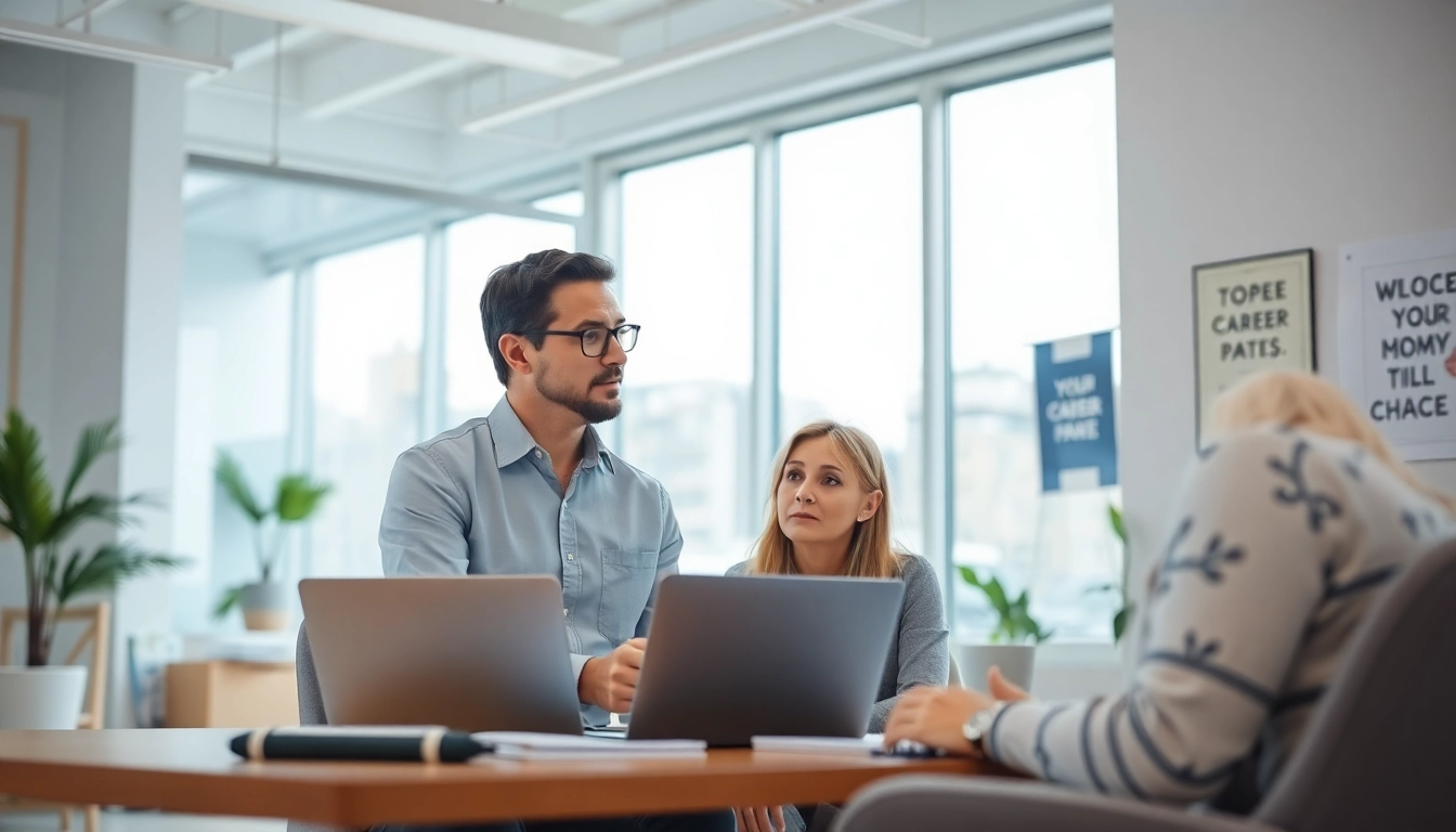 How to find my perfect career with a professional coach in an inspiring office.