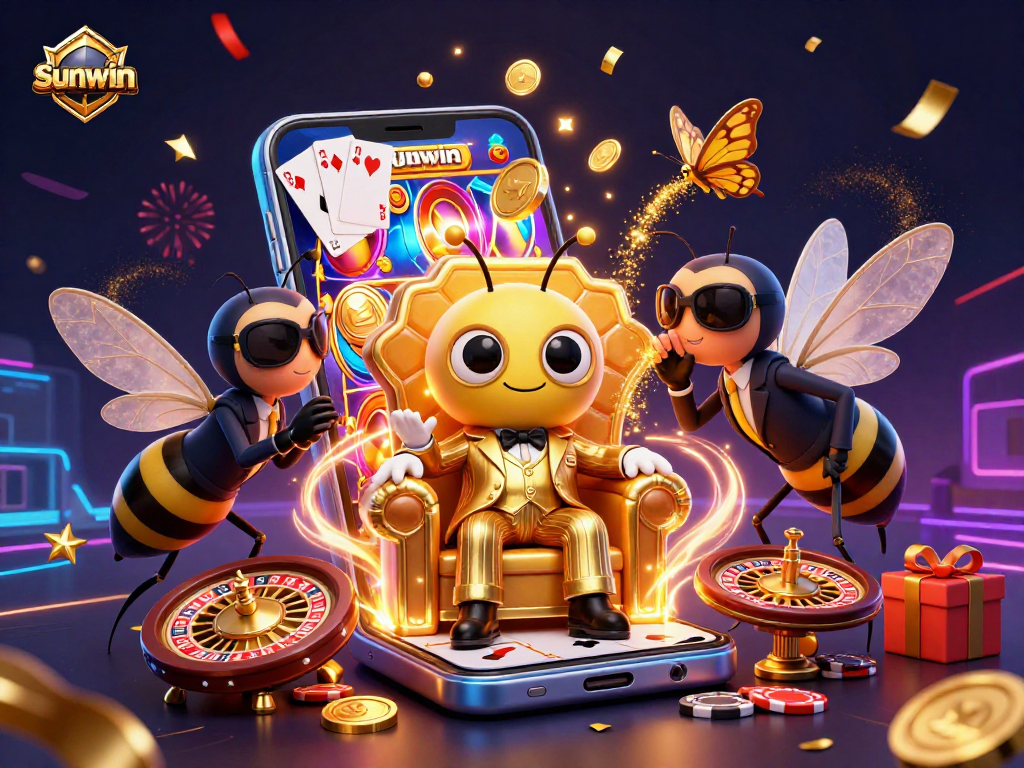 Engage with the thrilling sunwin 3D casino world featuring a bumblebee mob boss and dynamic game elements.
