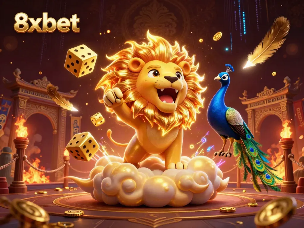 Engage with 8xbet's vibrant casino universe featuring thrilling game elements and dynamic characters.
