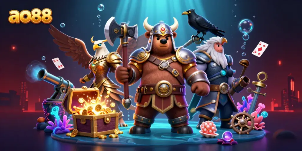 Experience excitement with ao88 in this vibrant Viking casino adventure filled with treasure and thrilling elements.