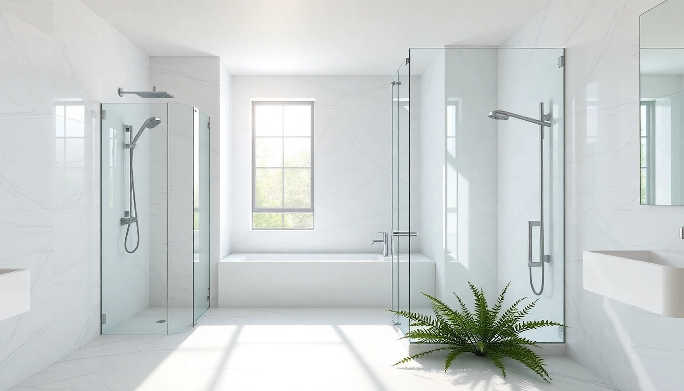 Experience captivating elegant showers Australia featuring modern designs and serene ambiance.