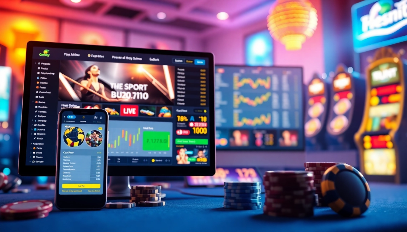 Online gaming experience at vin777.gb.net featuring various betting options and vibrant colors.