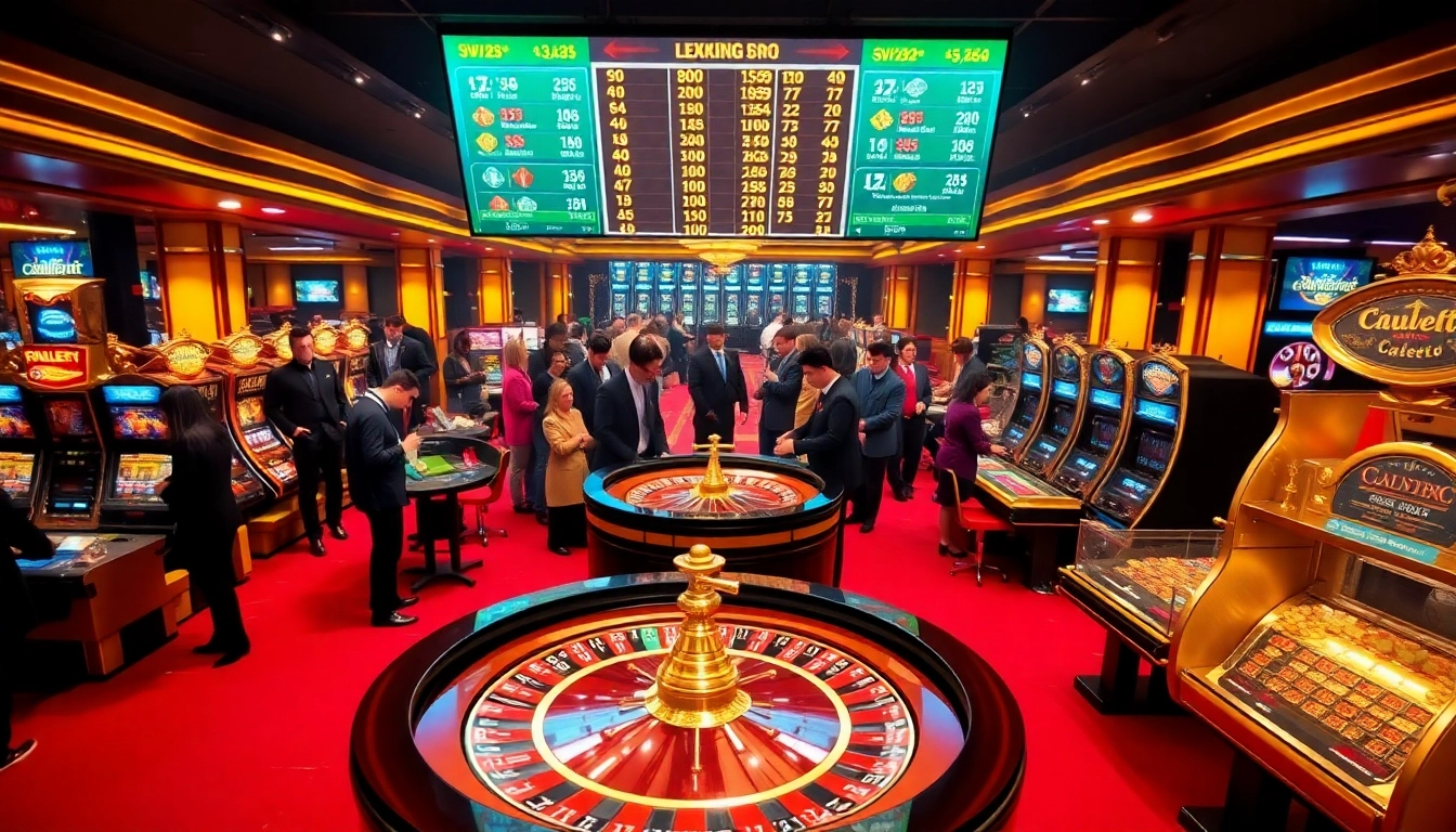 Betting excitement at SV88s.pro with passionate players placing bets at a luxurious casino.