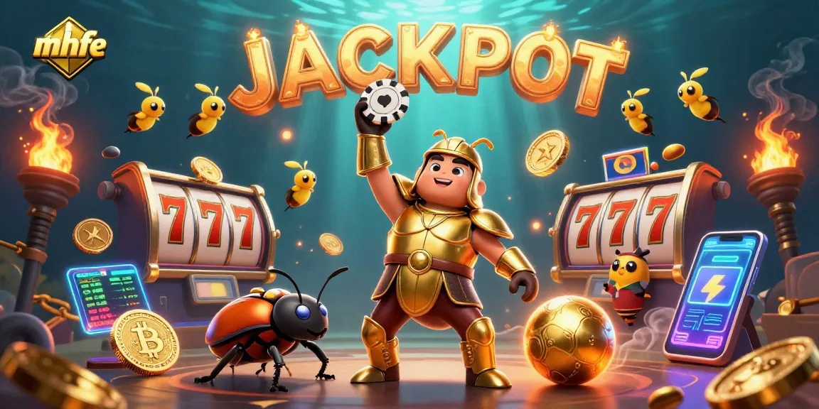 Experience thrilling action at mhfe's vibrant casino scene with beetles and jackpot excitement.